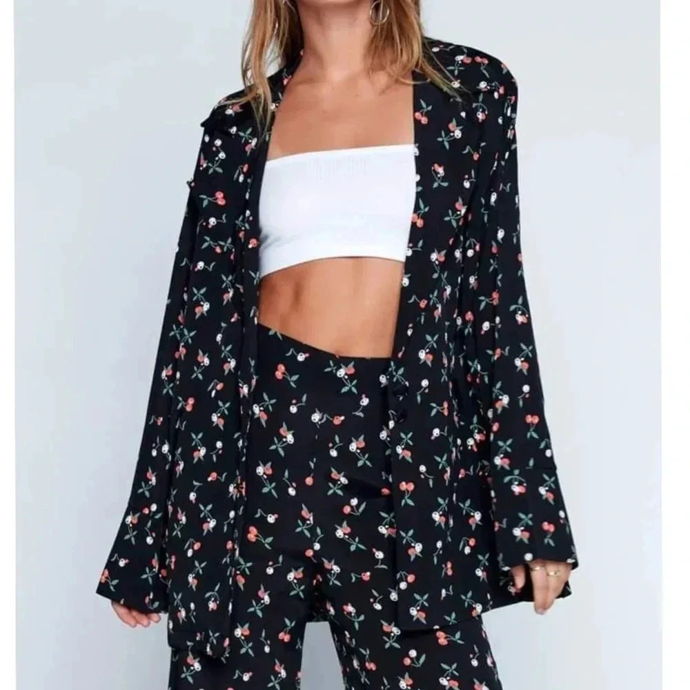 Flynn Skye Blair Blazer in Cherry Bomb